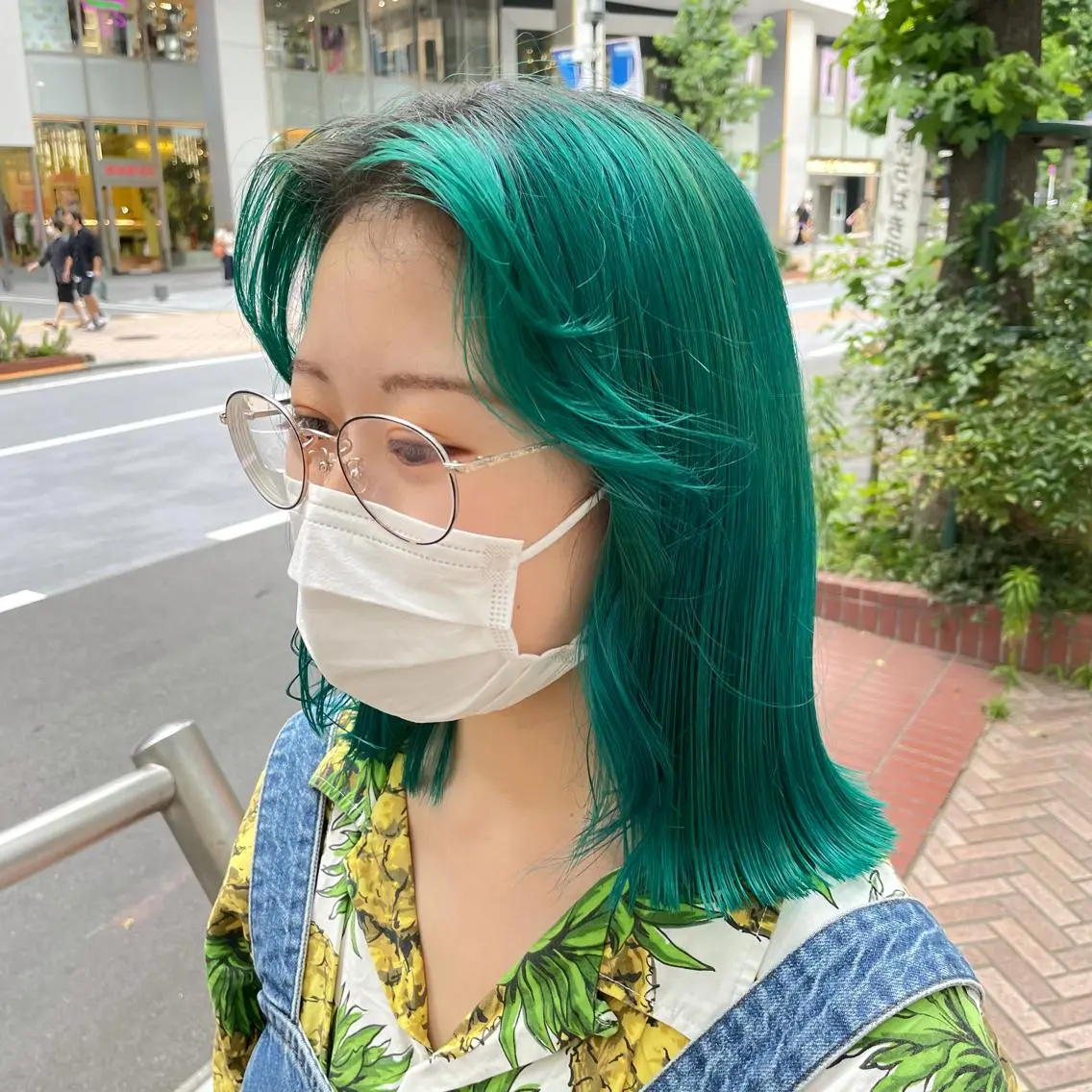 ミディアム カラー ゆう🫧 透明感/ハイトーンのヘアスタイル