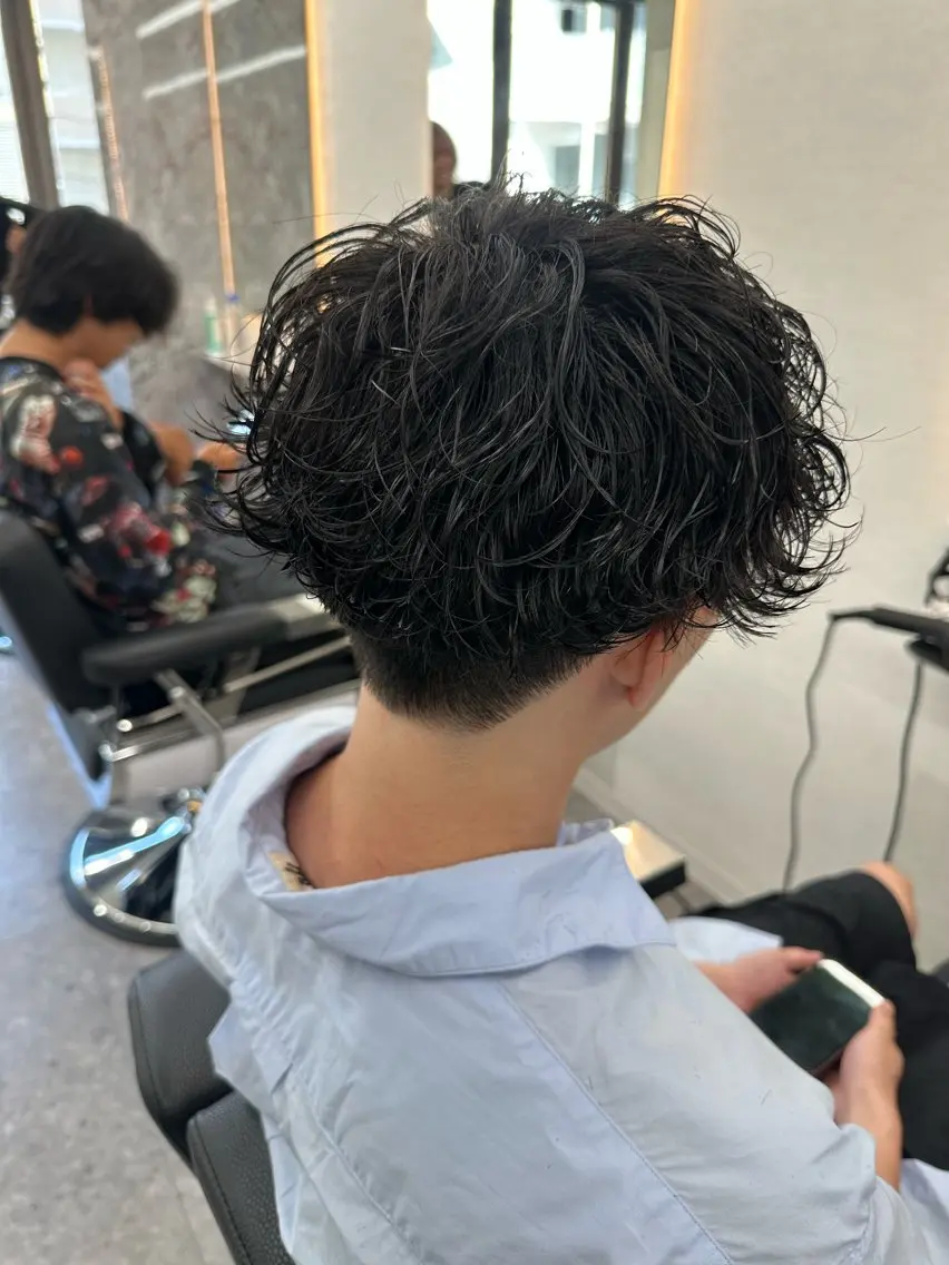 パーマ メンズ メッシュパーマ支持率 ◎大宮/隼也のヘアスタイル
