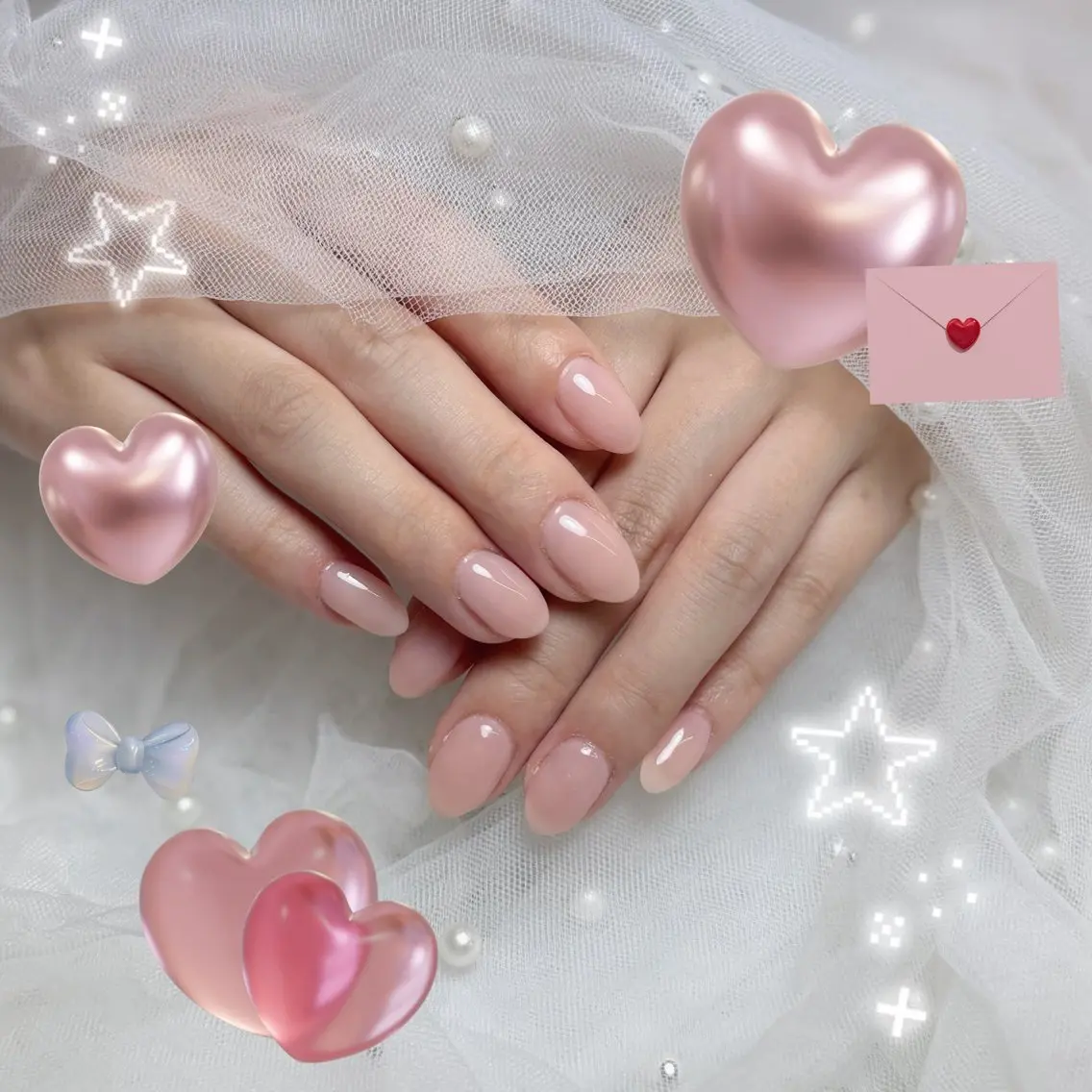 ネイル ハンドネイル yui 🐈‍⬛🎀のネイルデザイン