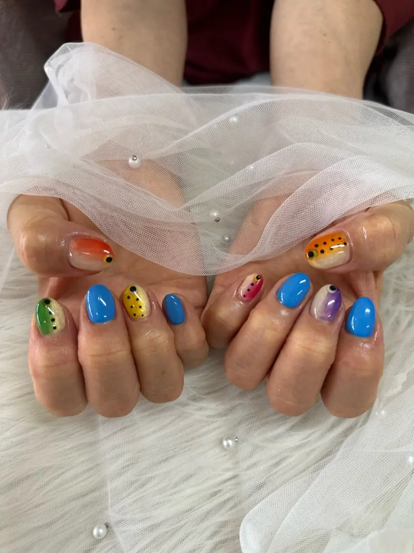 ネイル ハンドネイル AOAQUA SHIORIのネイルデザイン