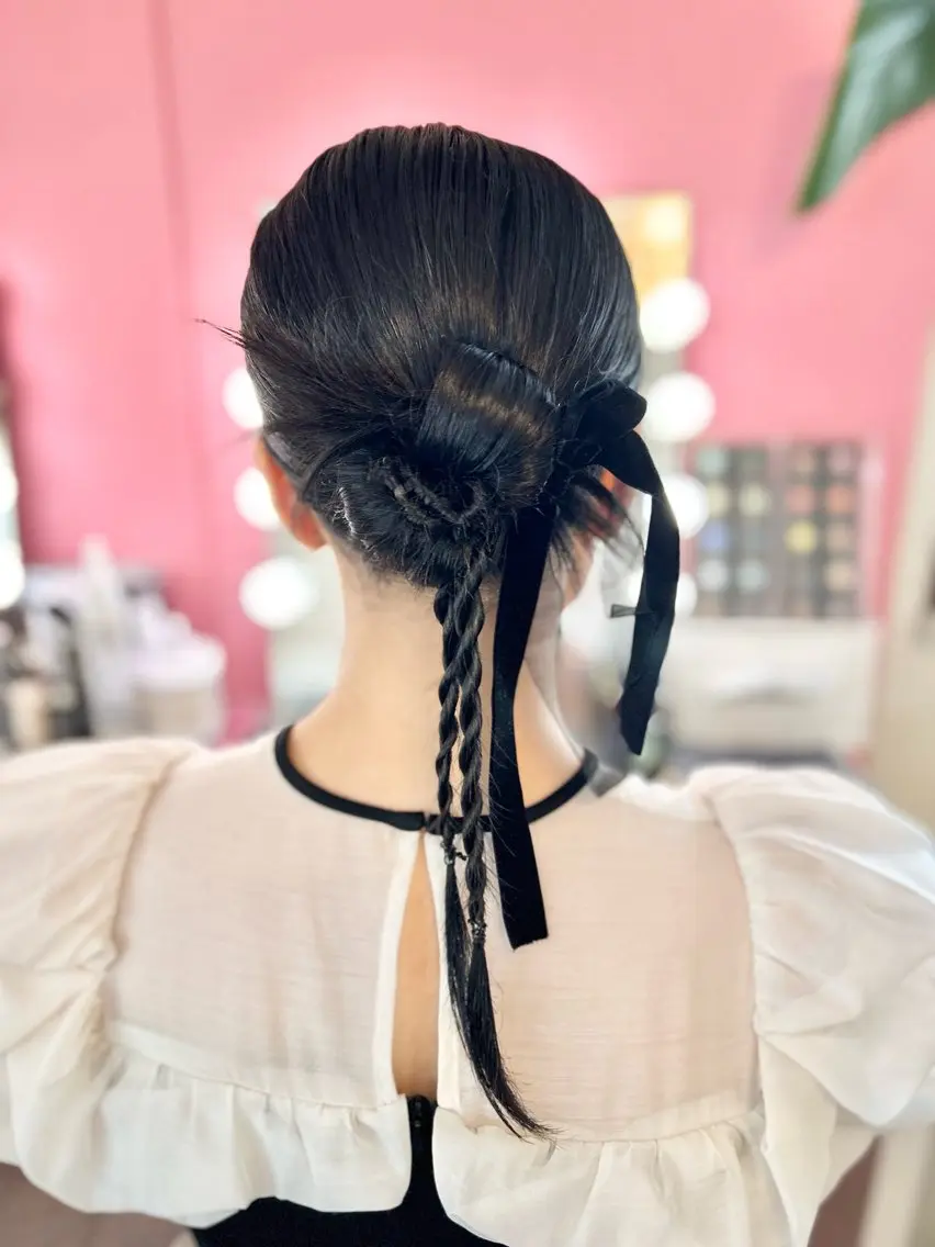 セミロング ヘアセット 北本 美幸のヘアスタイル