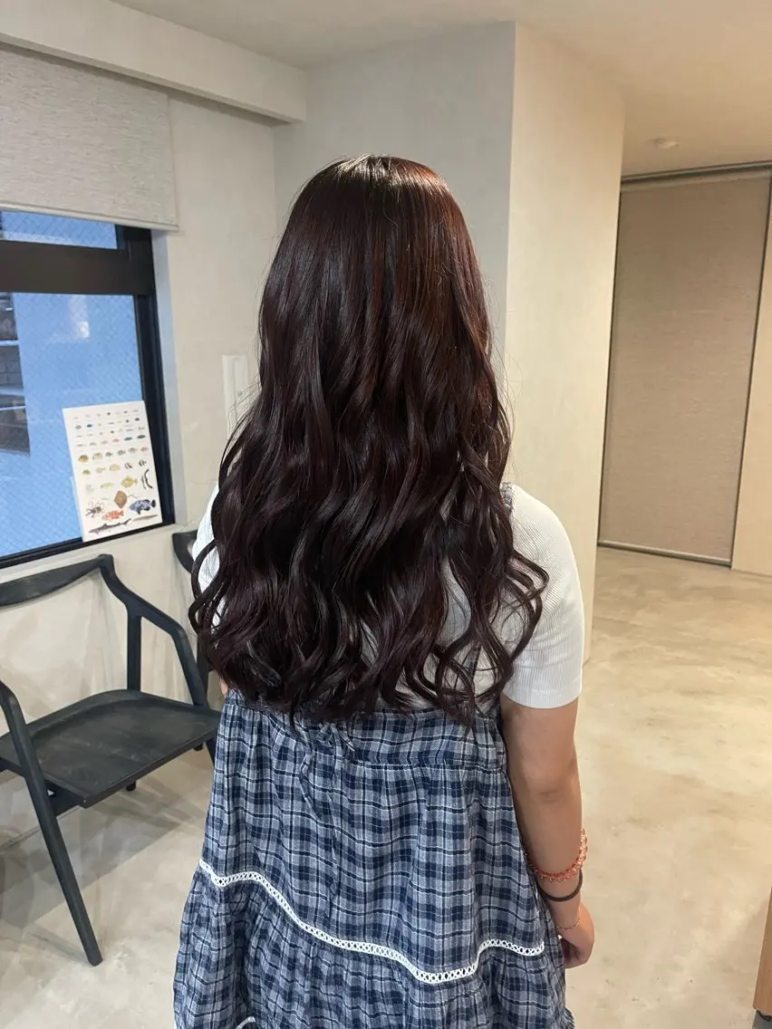 ロング ヘアカラー AMATORA SPA/福井美悠のヘアスタイル
