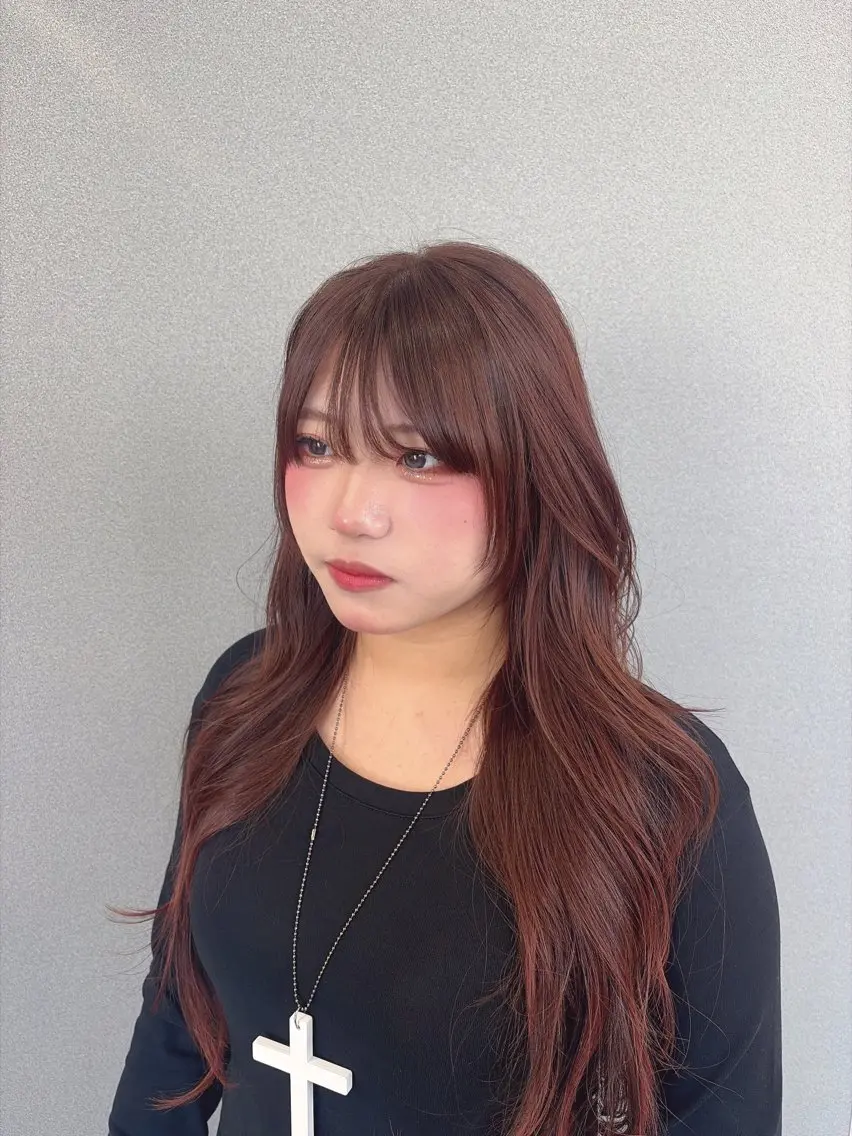 ロング カラー ヘアアレンジ カット ヘアカラー トリートメント ヘアセット 髪質改善/艶髪 /SARA💕のヘアスタイル