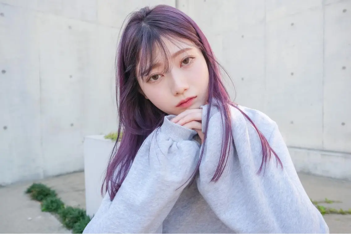 ロング ヘアカラー トリートメント nessヤマサキ リュウタのヘアスタイル