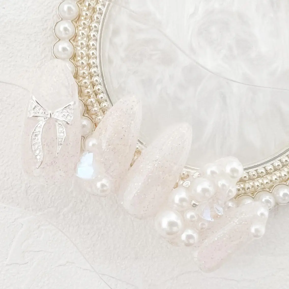 ネイル ガーリー ワンホンネイル rouse nail RISATOのネイルデザイン