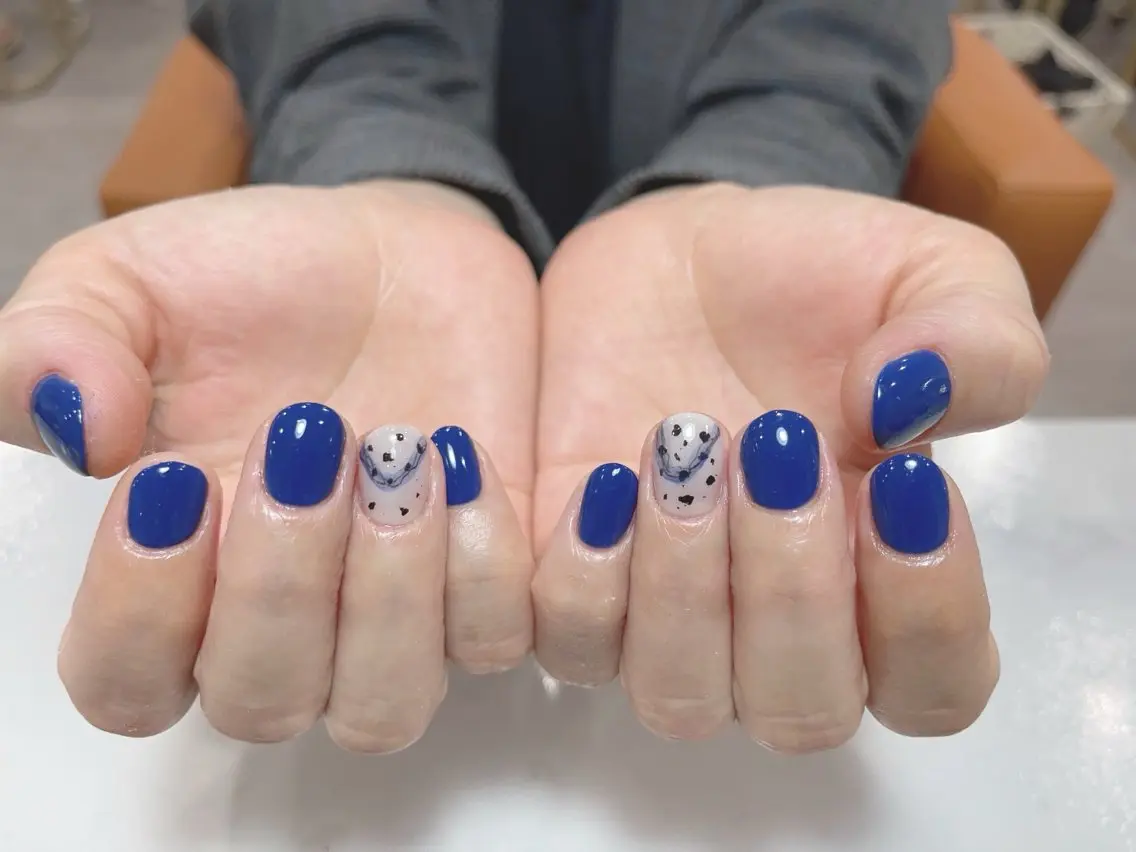 ネイル アートネイル フラッシュネイル フレンチネイル ガラスフレンチ グラデーション M2beauty Renaのネイルデザイン