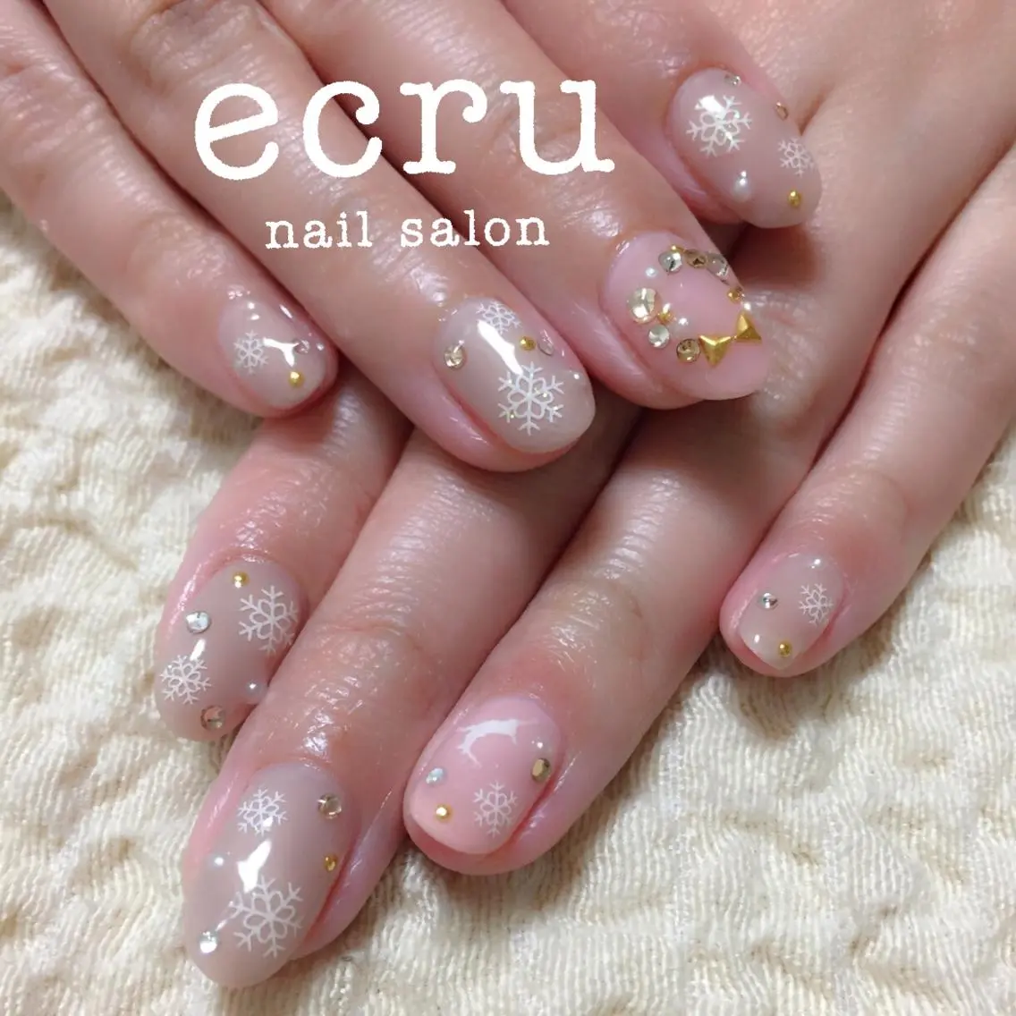 ネイル アートネイル ジェルネイル ecru nail 長谷川まきのネイルデザイン
