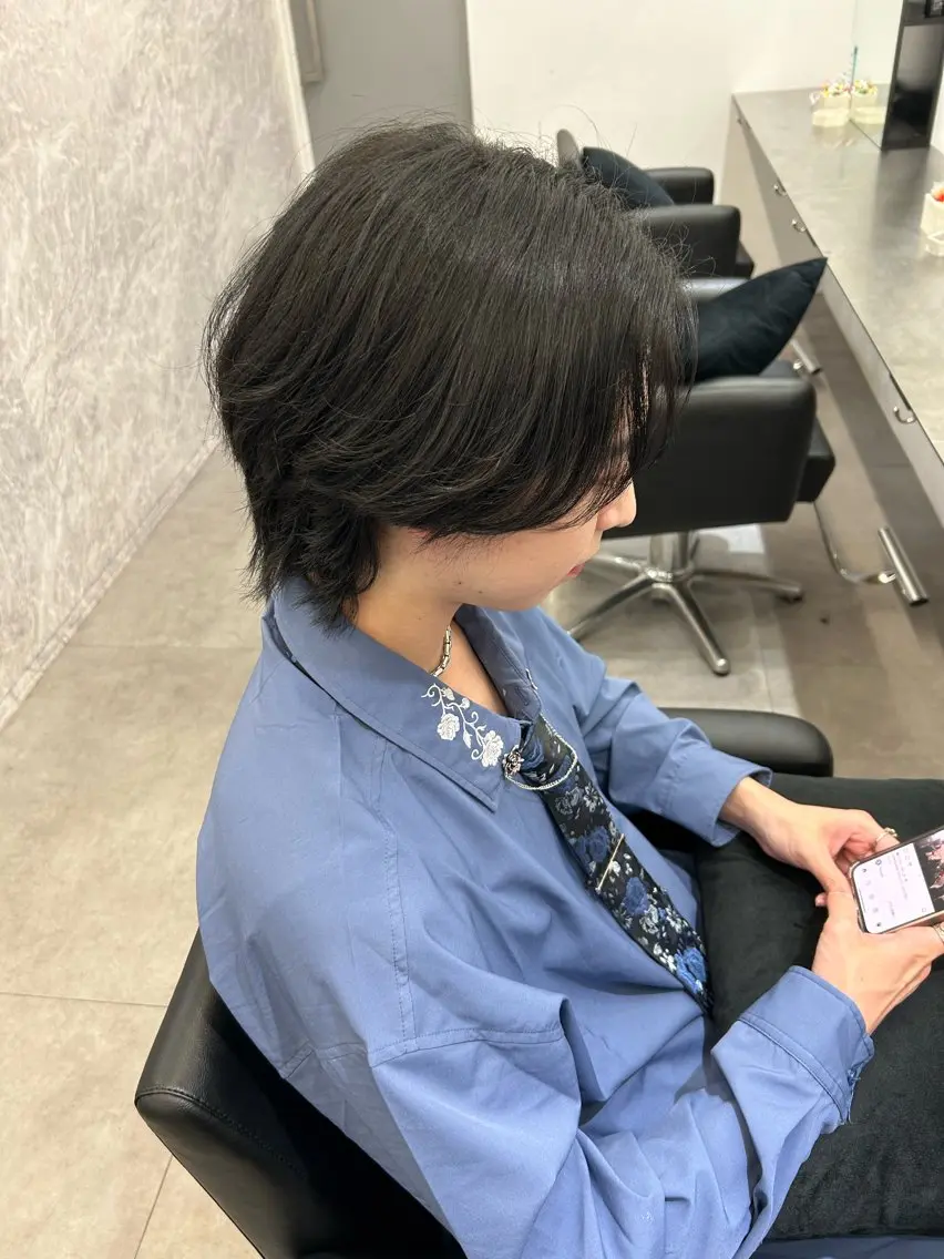 ショート カラー ヘアカラー トリートメント Core　山下 このはのヘアスタイル