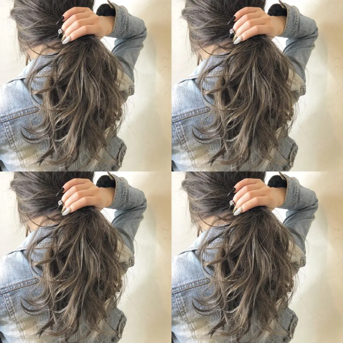 ミディアム カラー アディクシーカラー アッシュ 透明感カラー グレージュ ハイライトカラー ヘアカラー JILBLAN京都 ショート/ハイライトのヘアスタイル