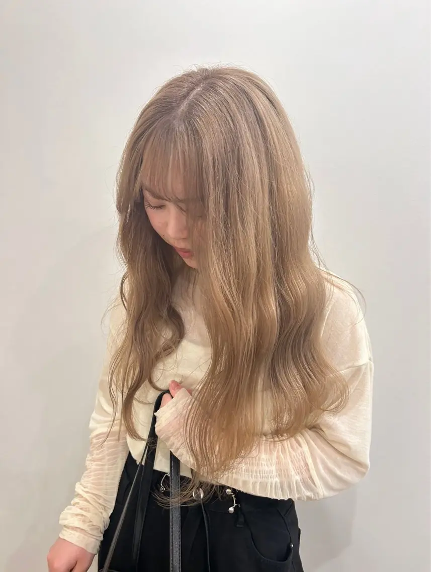 ロング ヘアカラー hair&eye🎀 /momoKaのヘアスタイル