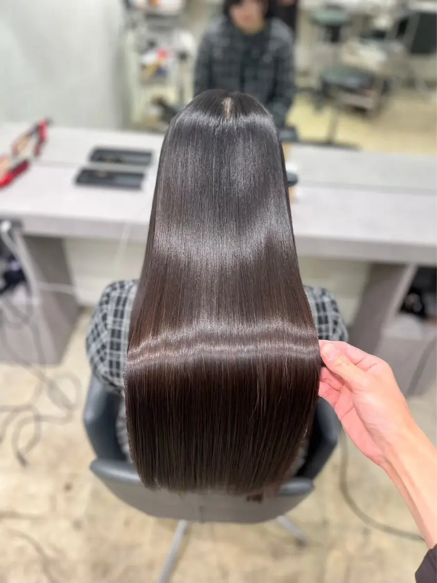 セミロング 髪質改善 縮毛矯正 全国セミナー講師 👑すぐるのヘアスタイル