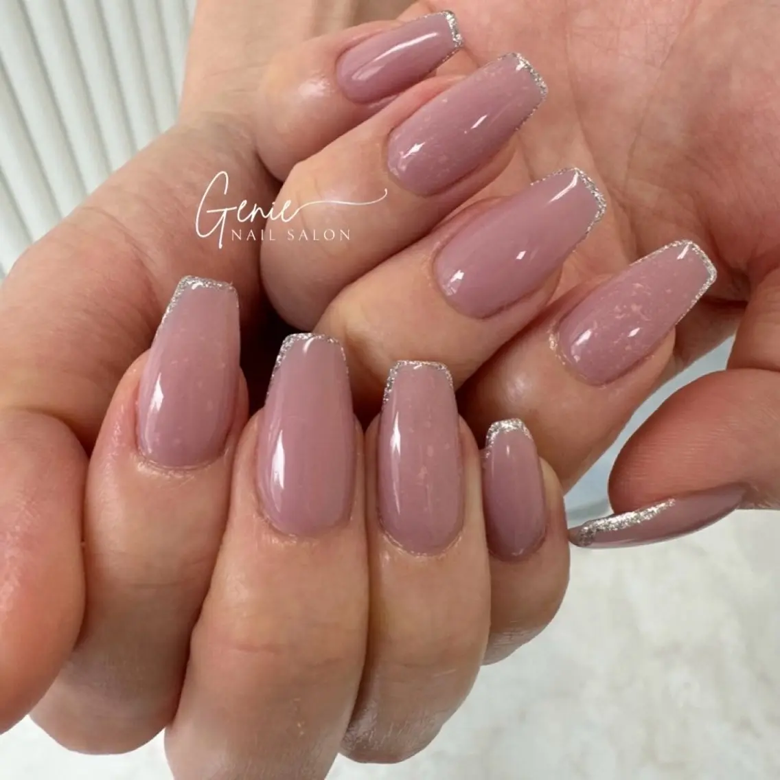 ネイル ニュアンスネイル シンプルネイル Nail salon Genieのネイルデザイン