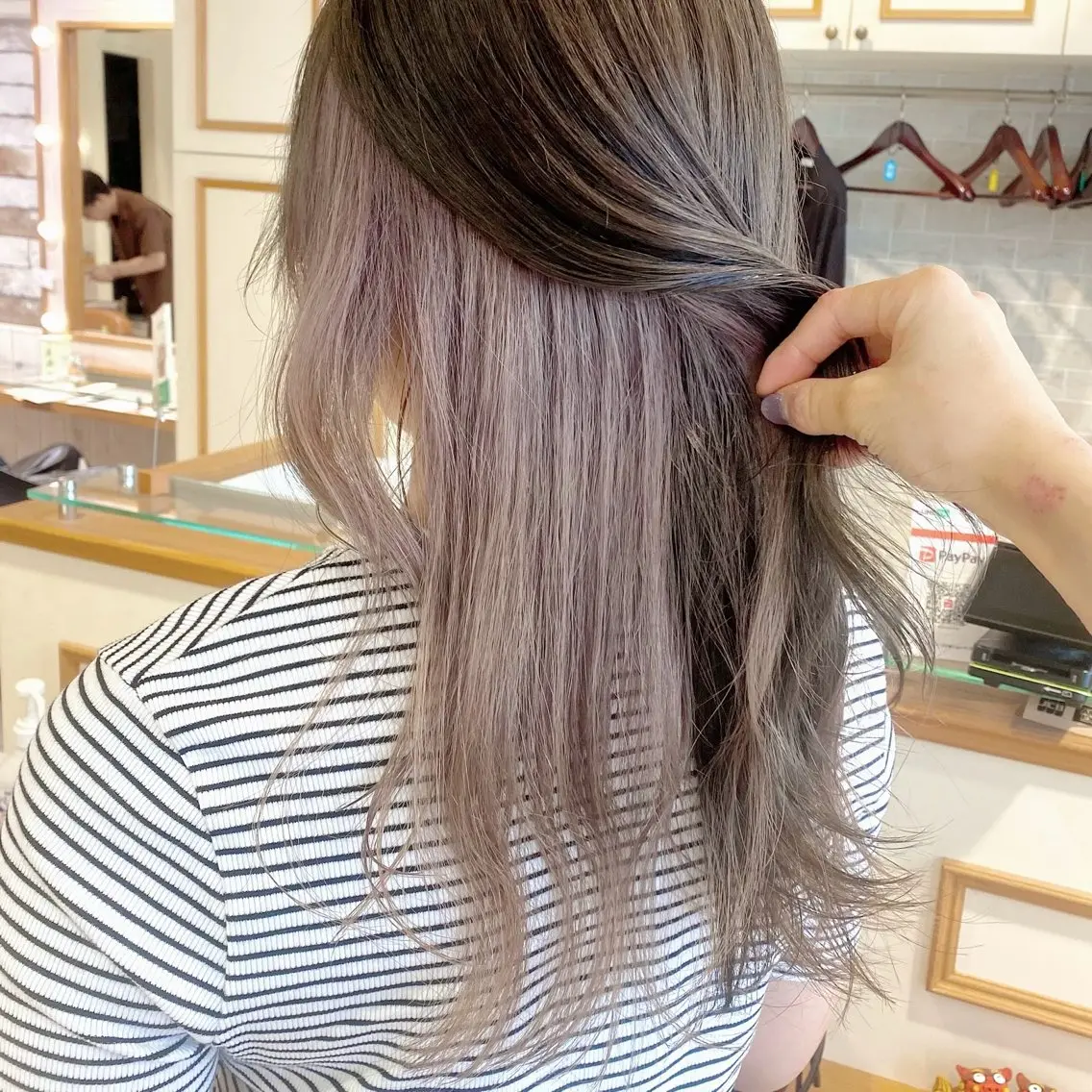 ロング料金🙅‍♀️💜インナーカラー💜(1bleach込み)の写真