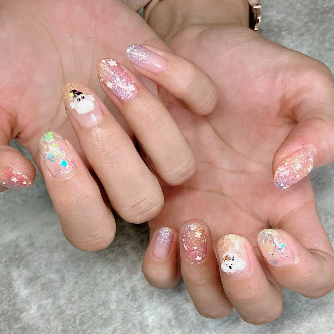 ネイル ハンドネイル ハンドケア shino🌟 痛ネイルのネイルデザイン