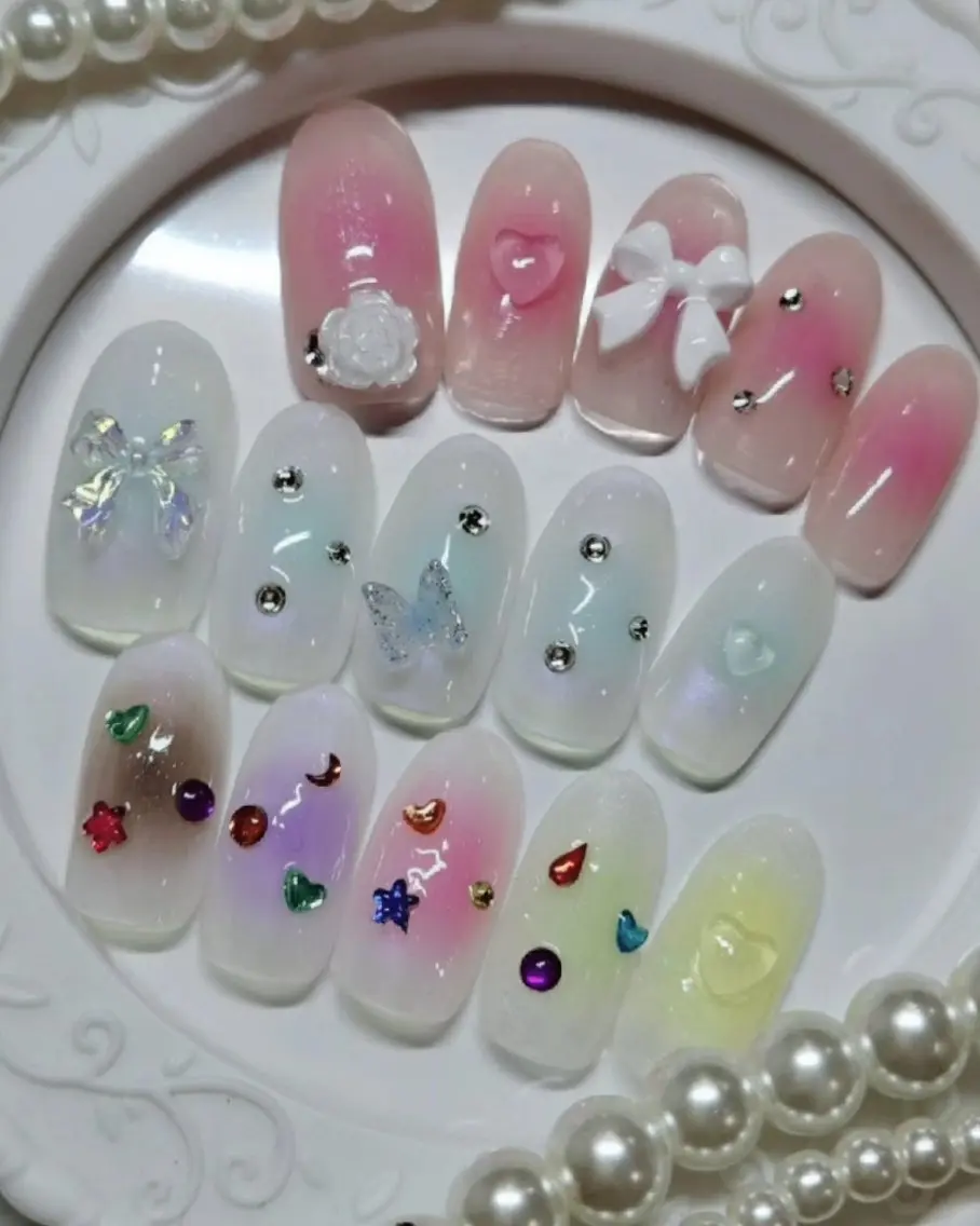 オフ無料チークネイルの写真