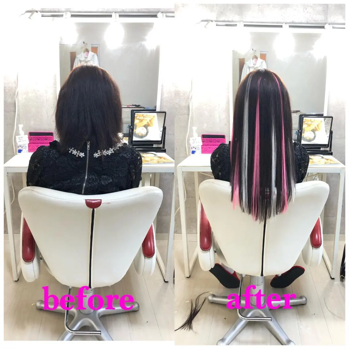 ロング エクステ 🌸ドレスアップ 心斎橋店🌸のヘアスタイル