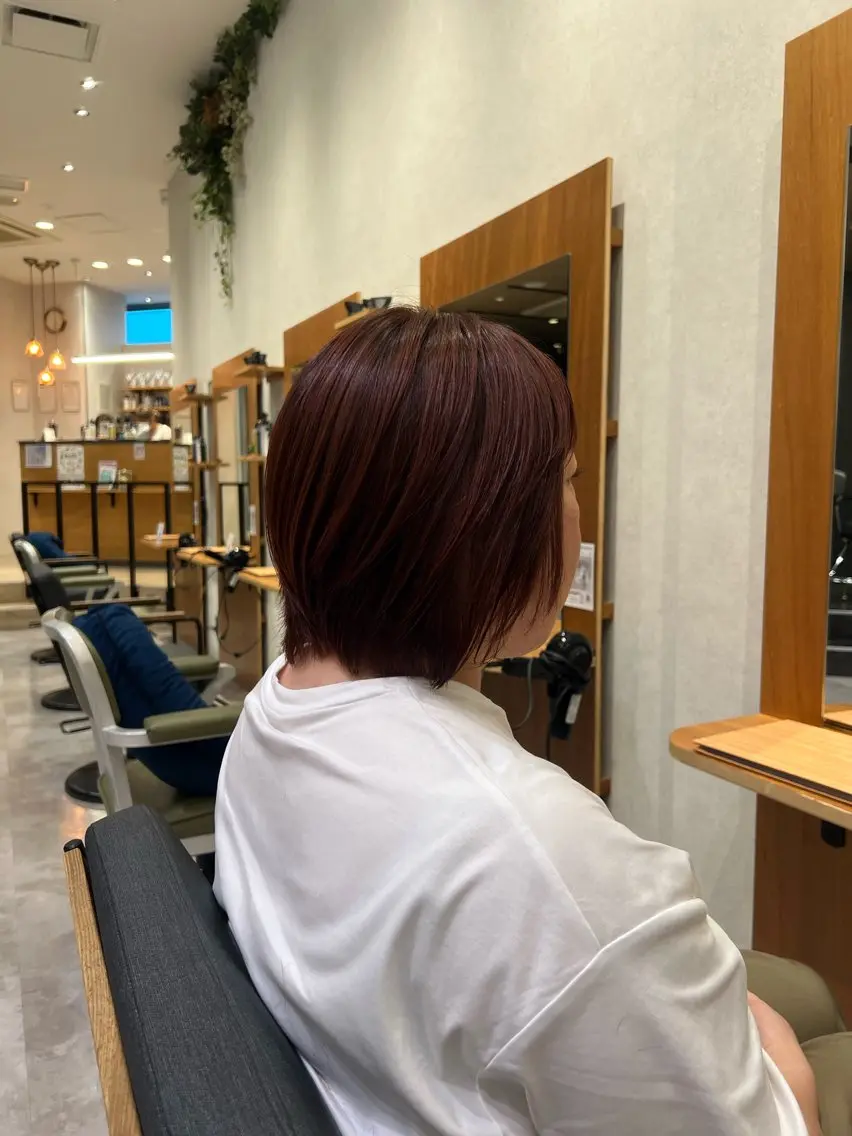 ショート カラー カット ヘアカラー モデル様募集中√ そーた√蒲生四丁目のヘアスタイル