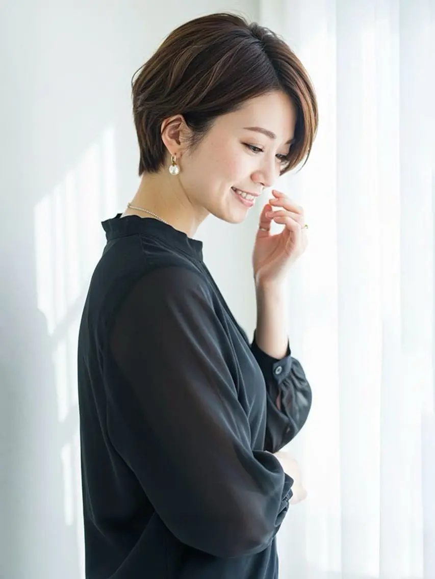 ショート 田仲 彩乃のヘアスタイル