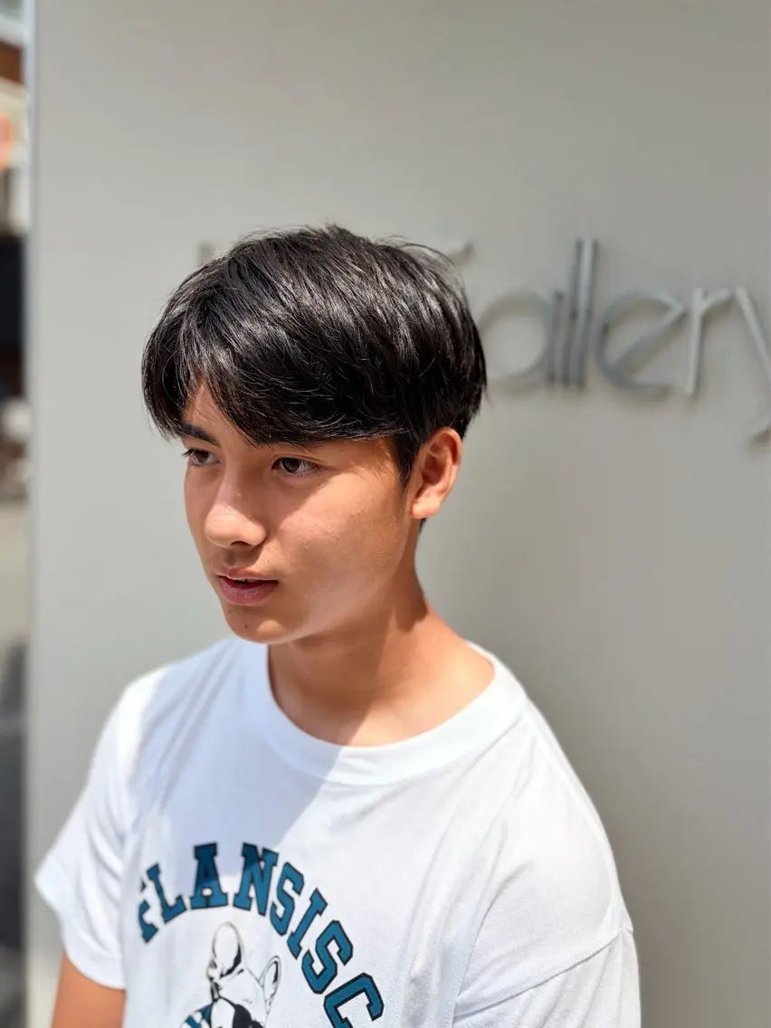 ショート メンズ 学生（メンズ向け） 学生 カット 松田 アカリのヘアスタイル