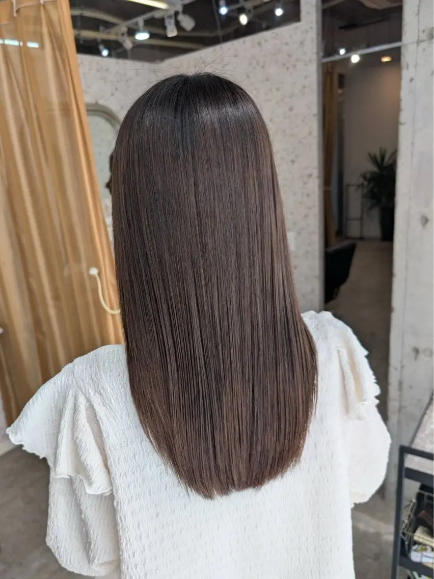 ワンカラー+2step treatmentの写真