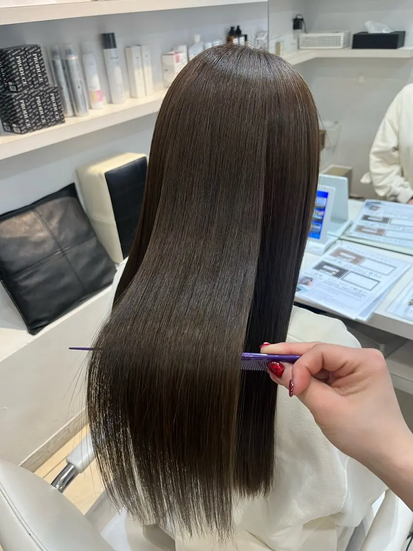 ロング カラー 髪質改善 ヘアカラー 🤎ベージュカラー/ 髪質改善/山岸🤎のヘアスタイル