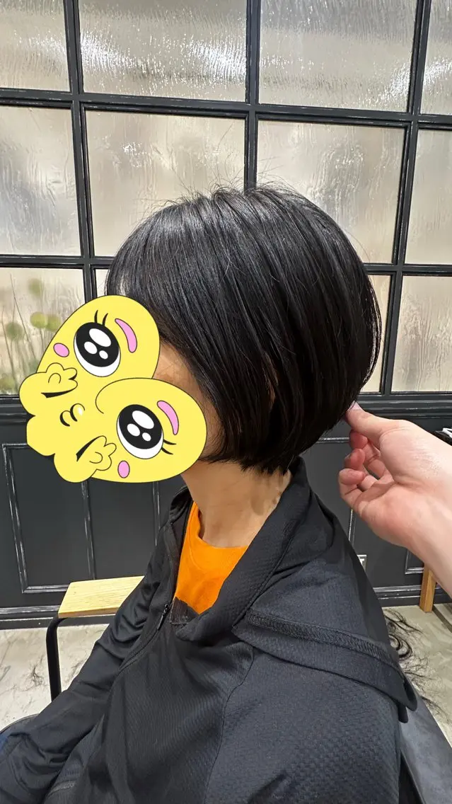 ショート ボブ ショートヘア 岡脇 士恩のヘアスタイル