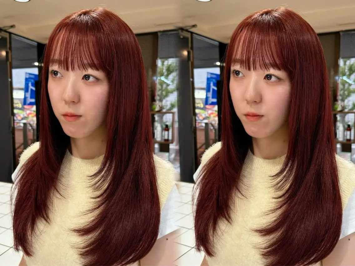 ロング ロングレイヤー レイヤーカット ロング 宮嶋 蓮のヘアスタイル