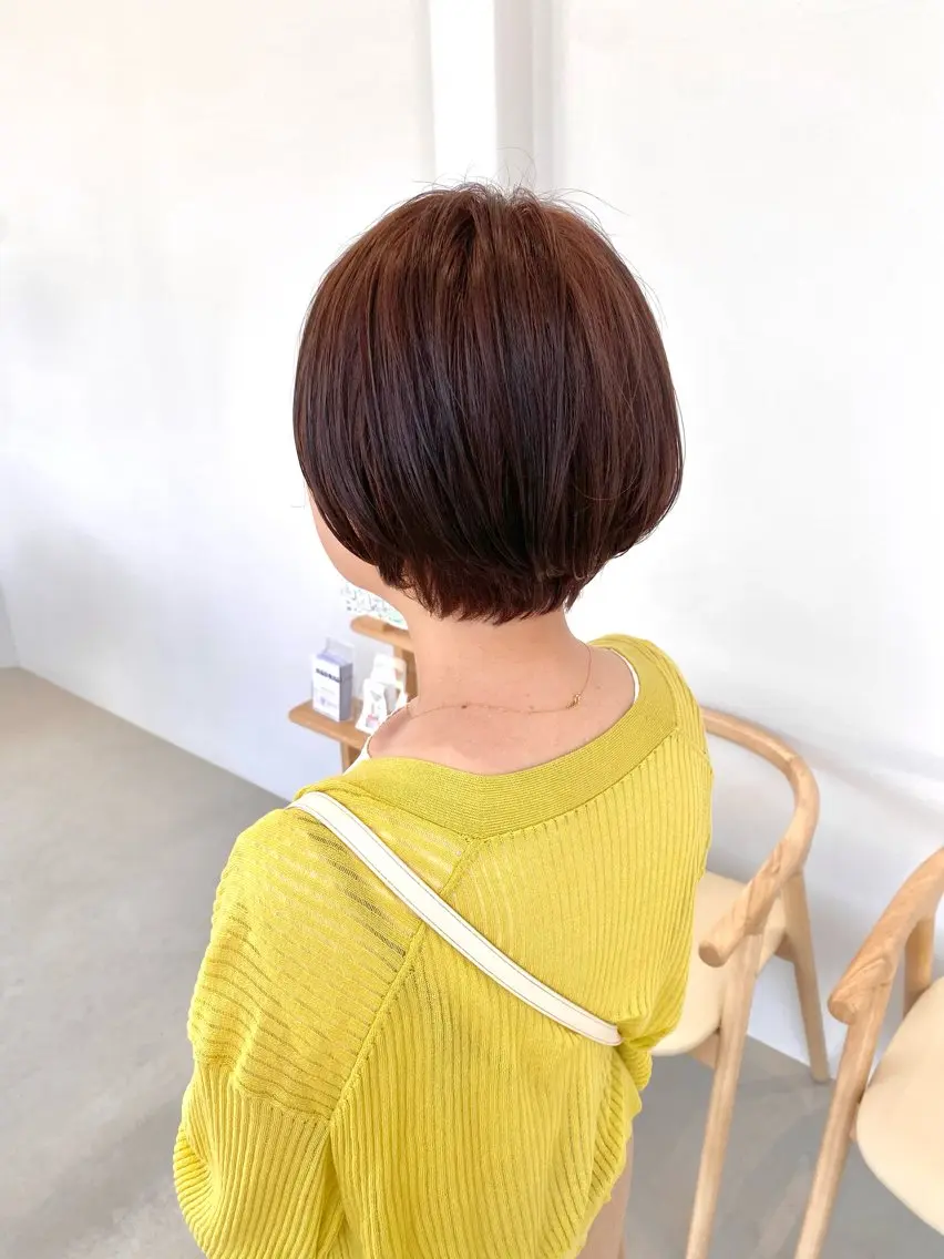 ショート ショートボブ ボブ ショートヘア 川合 勇気のヘアスタイル