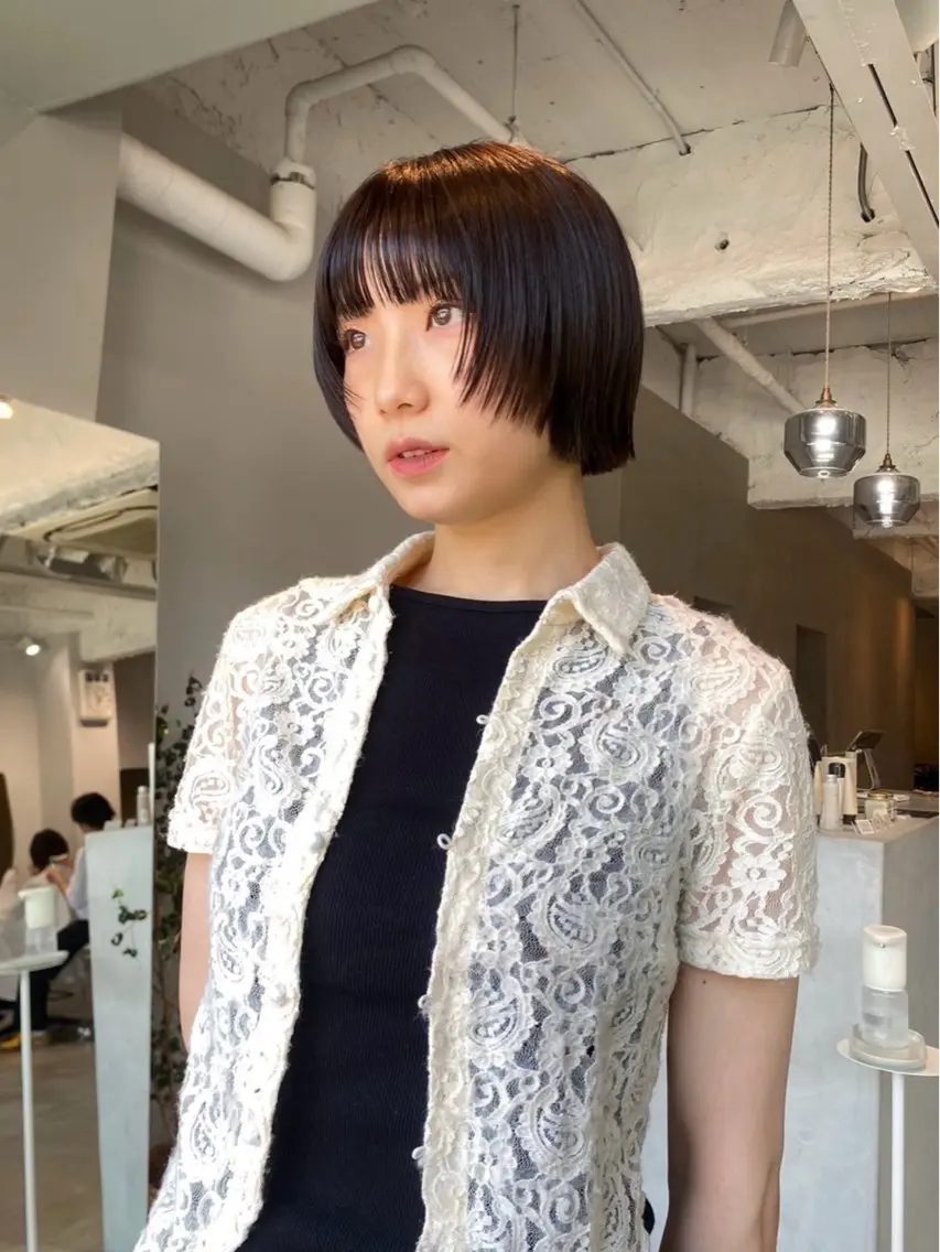 ショート 中村 玲音のヘアスタイル