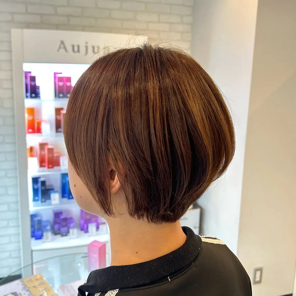 ショート くびれヘア ショートヘア カット ヘアカラー ショートモデル募集 中✂️✨️つばさ✈️のヘアスタイル