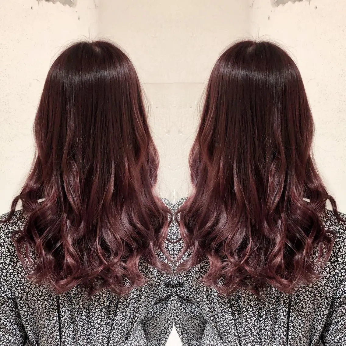 ロング カット ヘアカラー トリートメント あらき ちさとのヘアスタイル