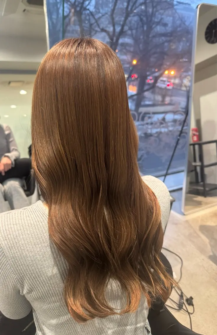 ロング カット 髪質改善✨️柴田 妃菜🧸のヘアスタイル