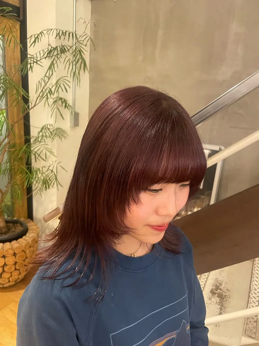 ミディアム 似合わせカラー/ 堀江美容室/レミ🎀のヘアスタイル
