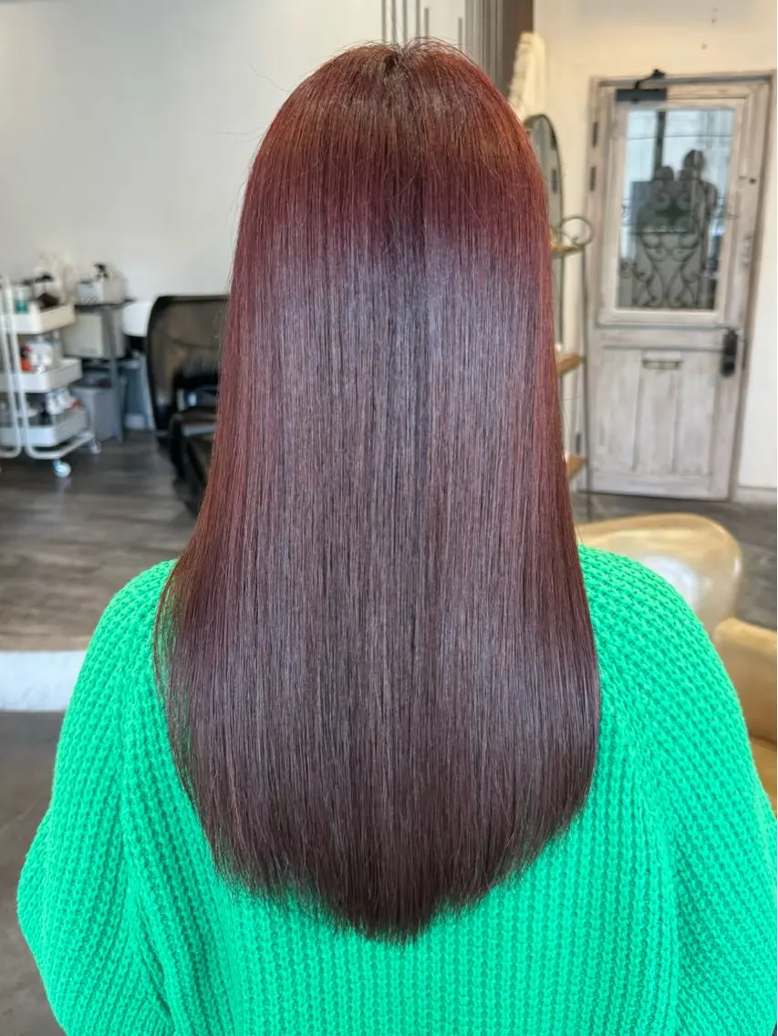 ロング カラー ショートボブ ブリーチ ブラウンカラー ケアブリーチ 透明感カラー カット ヘアカラー トリートメント 🔆髪質改善 透明感 カラー🔆佐々木貴仁のヘアスタイル