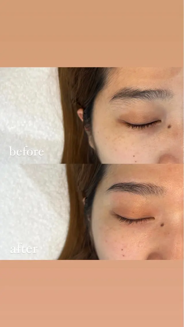 眉wax🫶自己処理が苦手な方には人気なメニュー★の写真