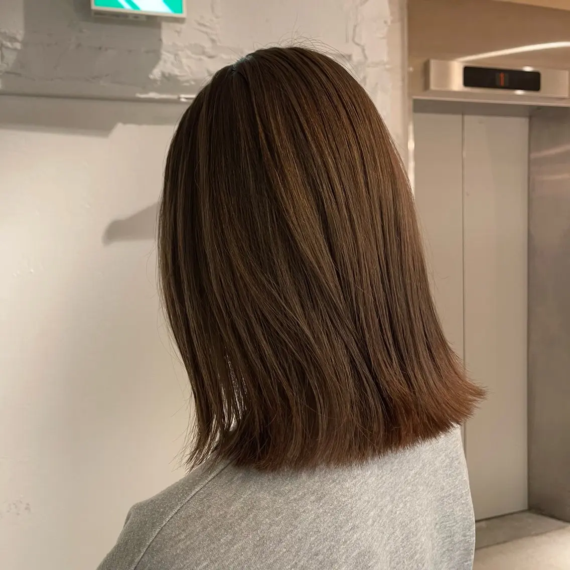 ミディアム カラー nameless miichiのヘアスタイル