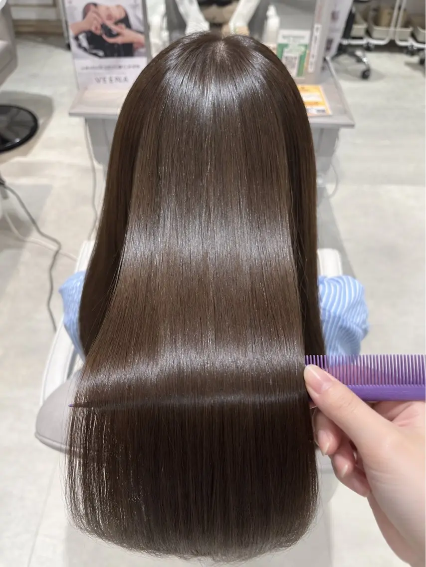 【🫧新規限定🫧】髪質改善カラー＋似合わせカット🤍の写真
