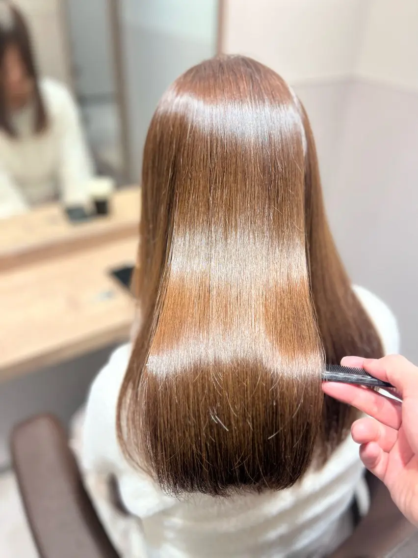 自分史上1番の艶髪に♡【パサつき広がりに悩んでいる方へ】美髪育成エステ+カット+カラーの写真