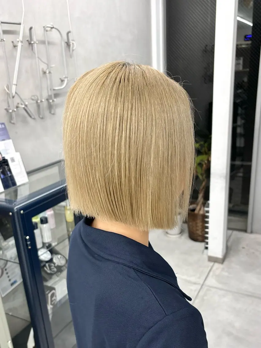 ショート カット ヘアカラー トリートメント レイヤー/ハッシュ /デザインカラーのヘアスタイル