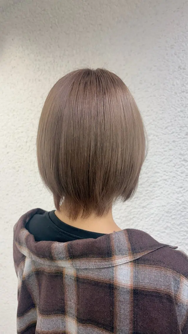 ショート カラー 髪質改善/縮毛矯正 💜COCORO💜のヘアスタイル