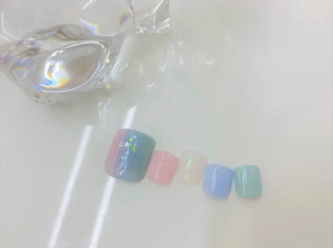 ネイル フットネイル ᑎᗩIᒪ｜ᗰIᗰI｜ _५✍️Satou.のネイルデザイン