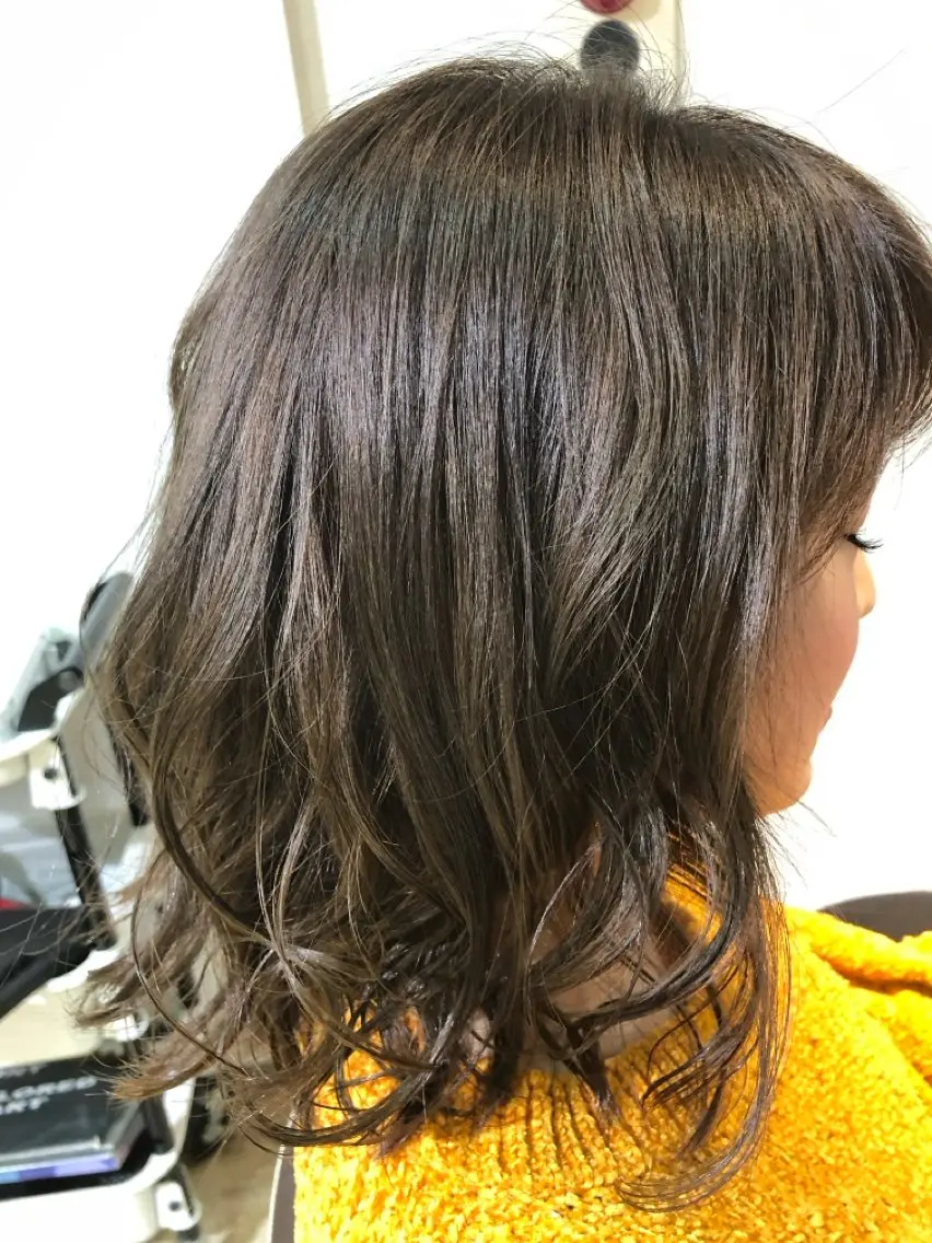 カラー グレージュ TSUBASA 🪽のヘアスタイル