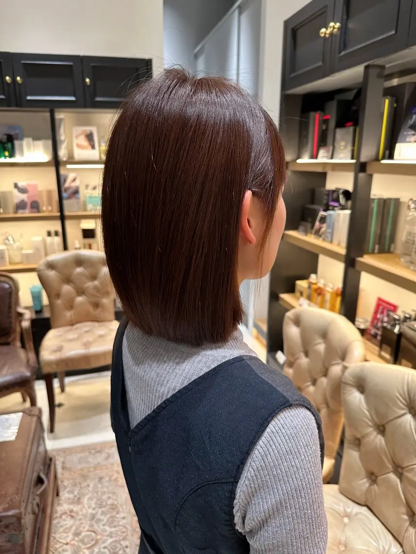 ミディアム 角本 ゆあんのヘアスタイル