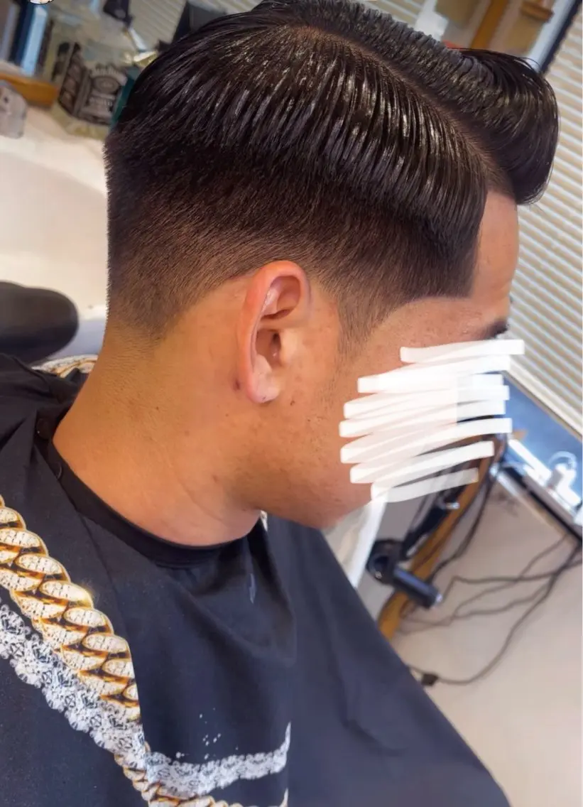 ショート メンズ フェードカット takebuchi harukaのヘアスタイル