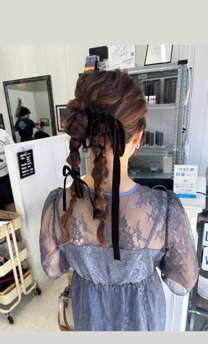 Hair set▪️成人式、卒業式も◎▪️の写真