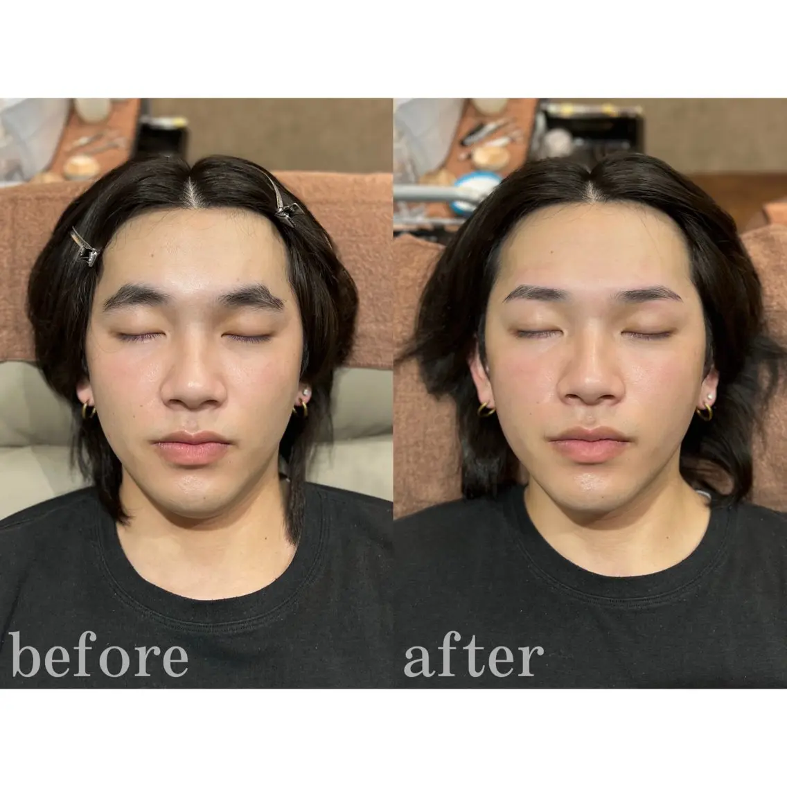 眉毛ワックス（カット、毛抜き込み）の写真