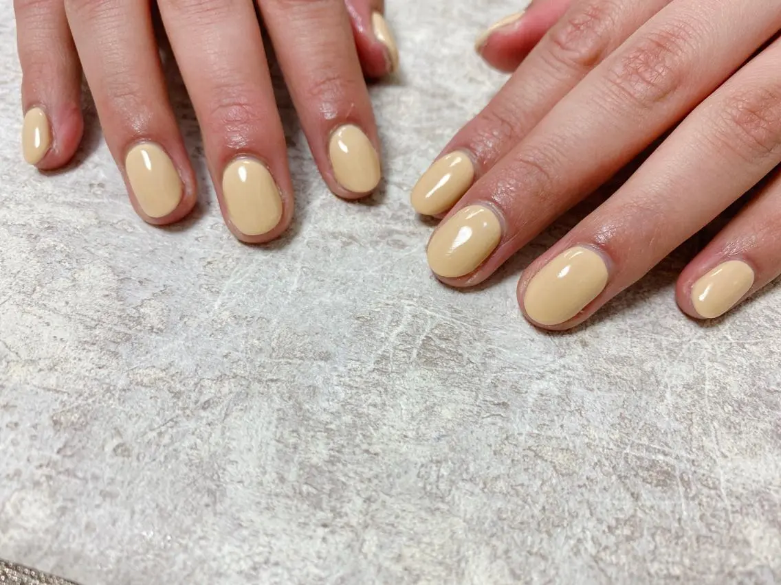 ネイル ワンカラーネイル ハンドネイル mogunail &blowのネイルデザイン