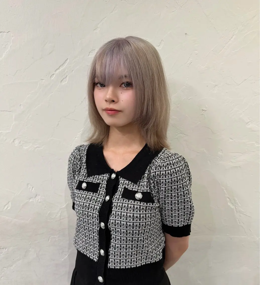 ショート ヘアカラー 井上 陸のヘアスタイル