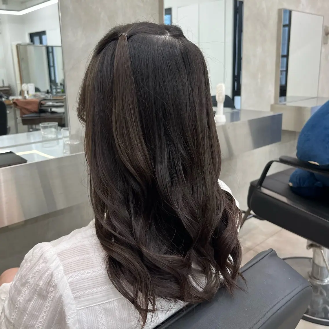 ロング ヘアアレンジ 韓国風ヘア ヘアセット 新宿/韓国ヘア レイヤー SAYAのヘアスタイル