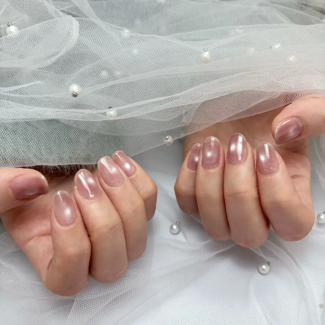 ネイル マグネットネイル マグネットワンカラー ワンカラーネイル nailsalon kohakuのネイルデザイン